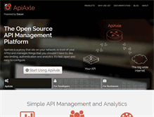 Tablet Screenshot of apiaxle.com